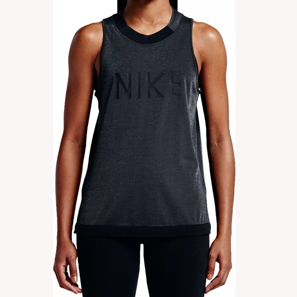 Nike Tops - NIKE | Graphic Metallic Tank